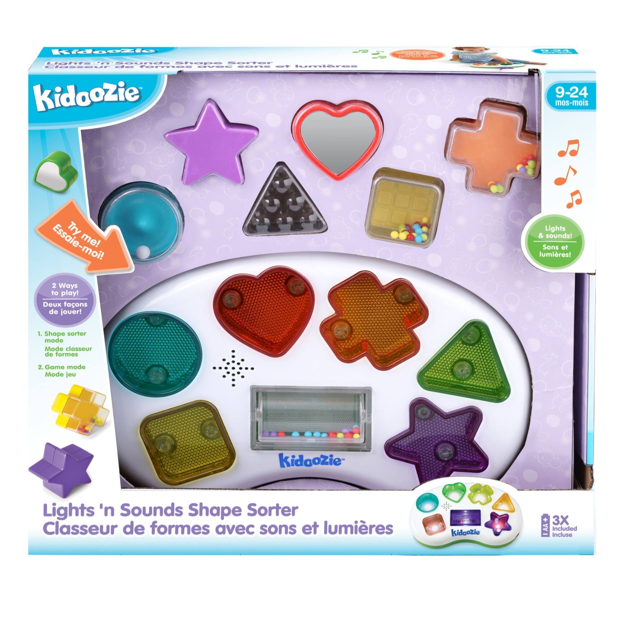 Kidoozie Lights 'n Sounds Shape Sorter